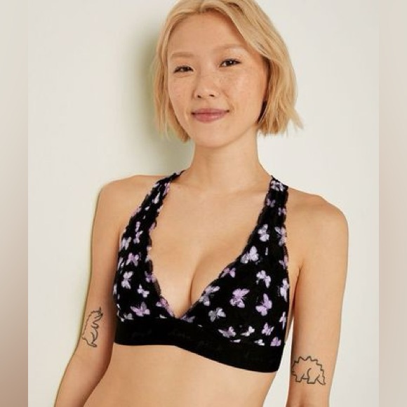 PINK by Victoria’s Secret | Lace Strappy Back Halterneck Bralette - Picture 4 of 8